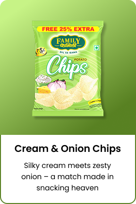 Cream & Onion Chips