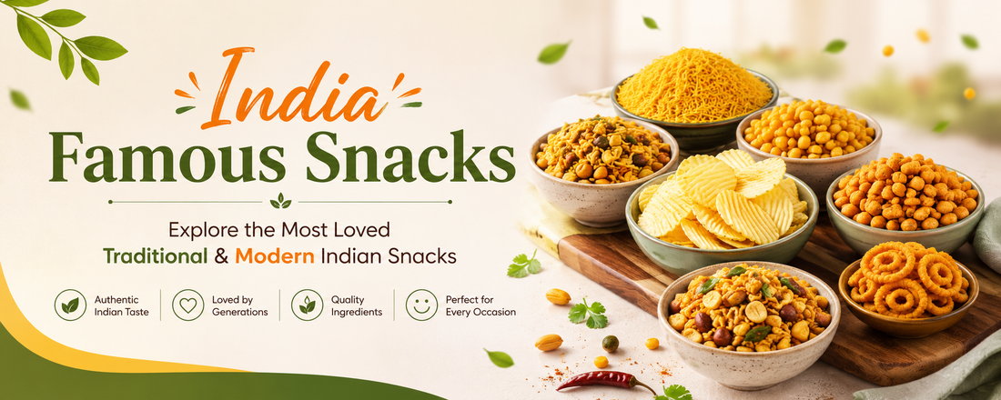 India Famous Snacks – Explore the Most Loved Traditional & Modern Indian Snacks
