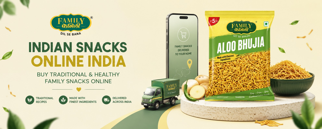 Indian Snacks Online India | Buy Traditional & Healthy Family Snacks Online